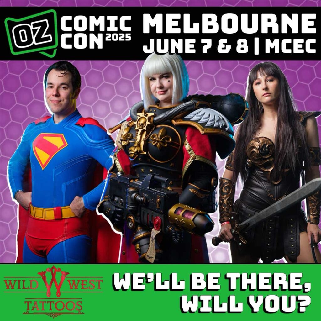 Wild West Tattoos at Oz Comic Con 2025